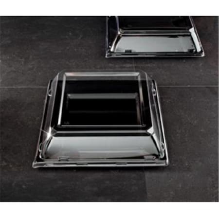 Emi Yoshi EMI Yoshi EMI-SP9LP 9.5 in. Squares Clear Dinner Plate Pet Lid - Pack of 120 EMI-SP9LP